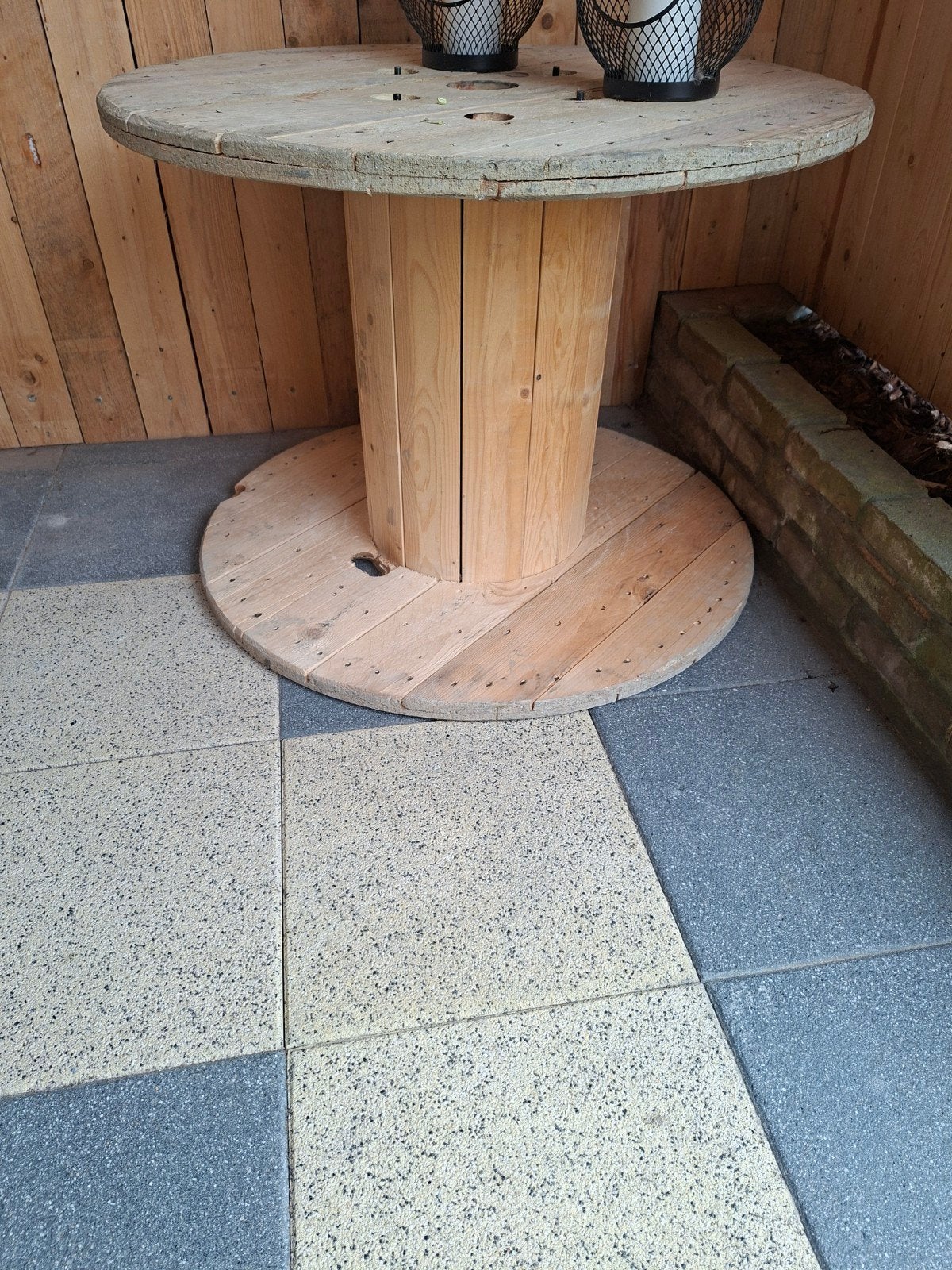 kabelhaspel, Tuin en Terras, Ophalen, Zo goed als nieuw, Rond, Hout