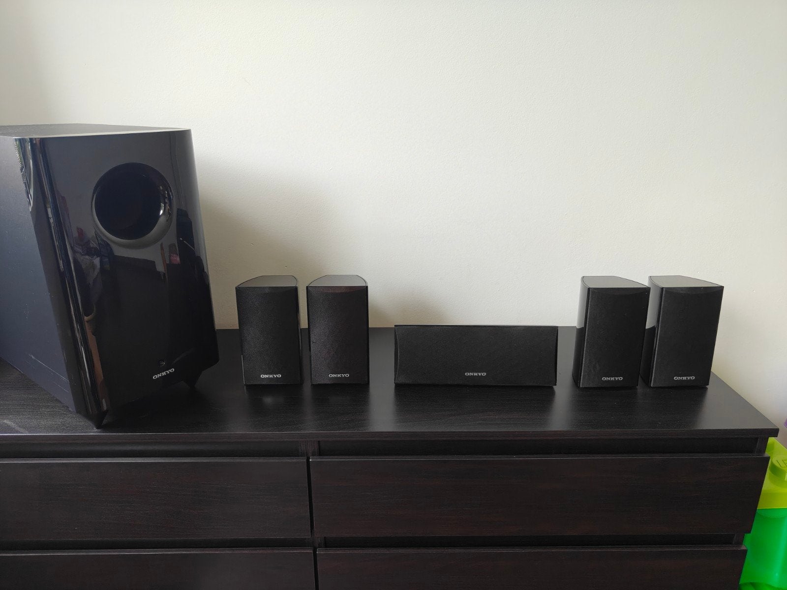 Onkyo SKS-HT528 surroundset (Zwart), Gebruikt, 70 watt of meer, 5.1-systeem, Overige spelers