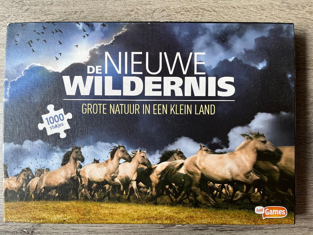 Puzzel Just games De nieuwe wildernis, Hobby en Vrije tijd, Denksport en Puzzels, Ophalen of Verzenden, 500 t/m 1500 stukjes, Gebruikt