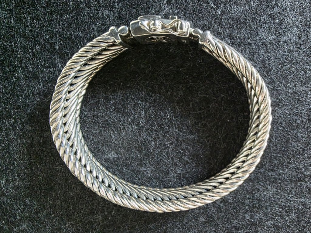 Buddha to Buddha 13 mm brede Edwin small armband in topstaat, Sieraden, Tassen en Uiterlijk, Ophalen of Verzenden, Zo goed als nieuw