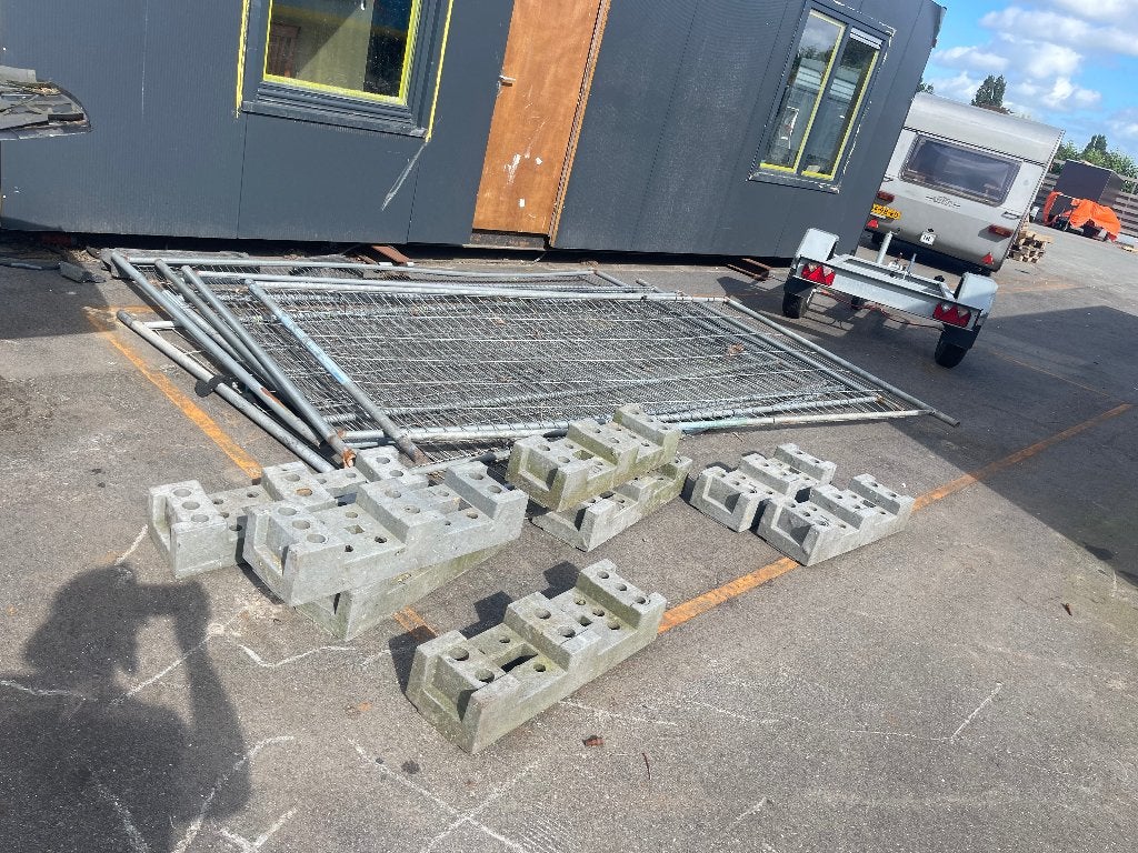 Bouwhekken met kunststof voeten, Doe-het-zelf en Verbouw, Ophalen of Verzenden, Gebruikt, Overige typen, Minder dan 2 meter