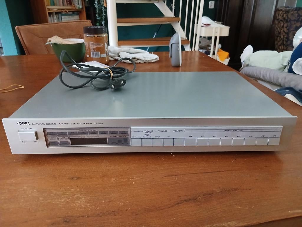 Yamaha natural sound T-520 tuner, Ophalen of Verzenden, Gebruikt
