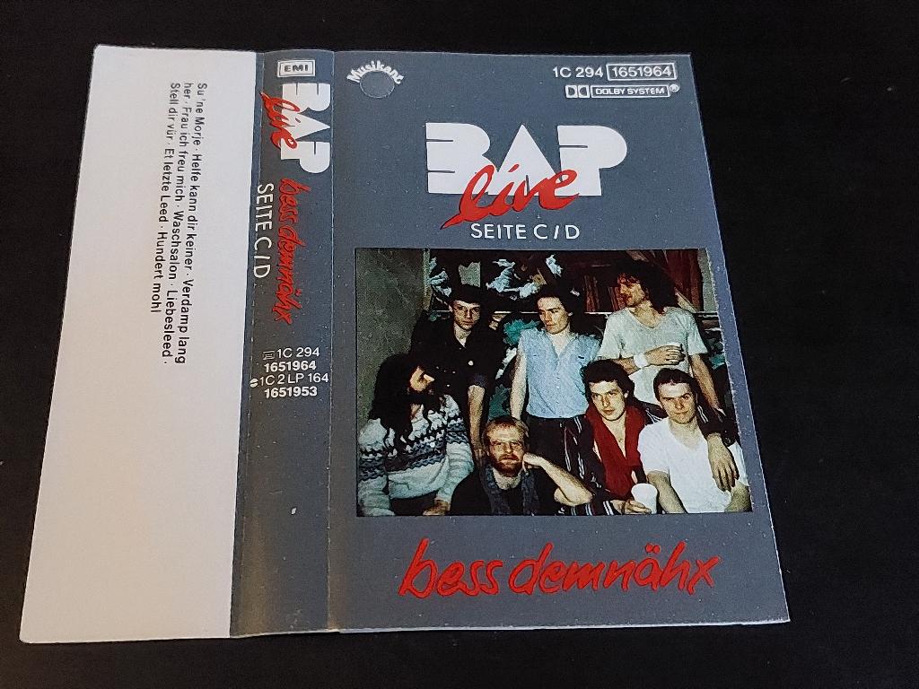 BAP - LIVE - BESS DEMNÄHX (MC), 1 bandje, Ophalen of Verzenden, Zo goed als nieuw, Origineel