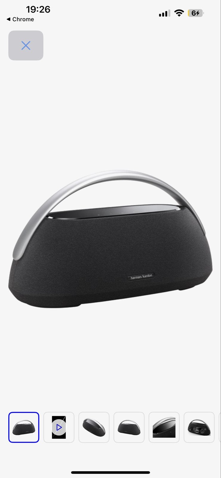 289€ Harman Kardon Go + Play 3 Zwart Bluetooth Speaker, Audio, Tv en Foto, Nieuw, Ophalen of Verzenden, Draagbare speaker, Bluetooth
