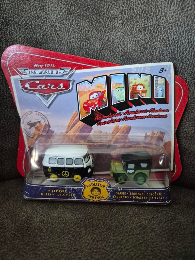 Disney Pixar Cars Fillmore & Sarge Diecast Set, Overige merken, 1:50 of kleiner, Auto, Nieuw