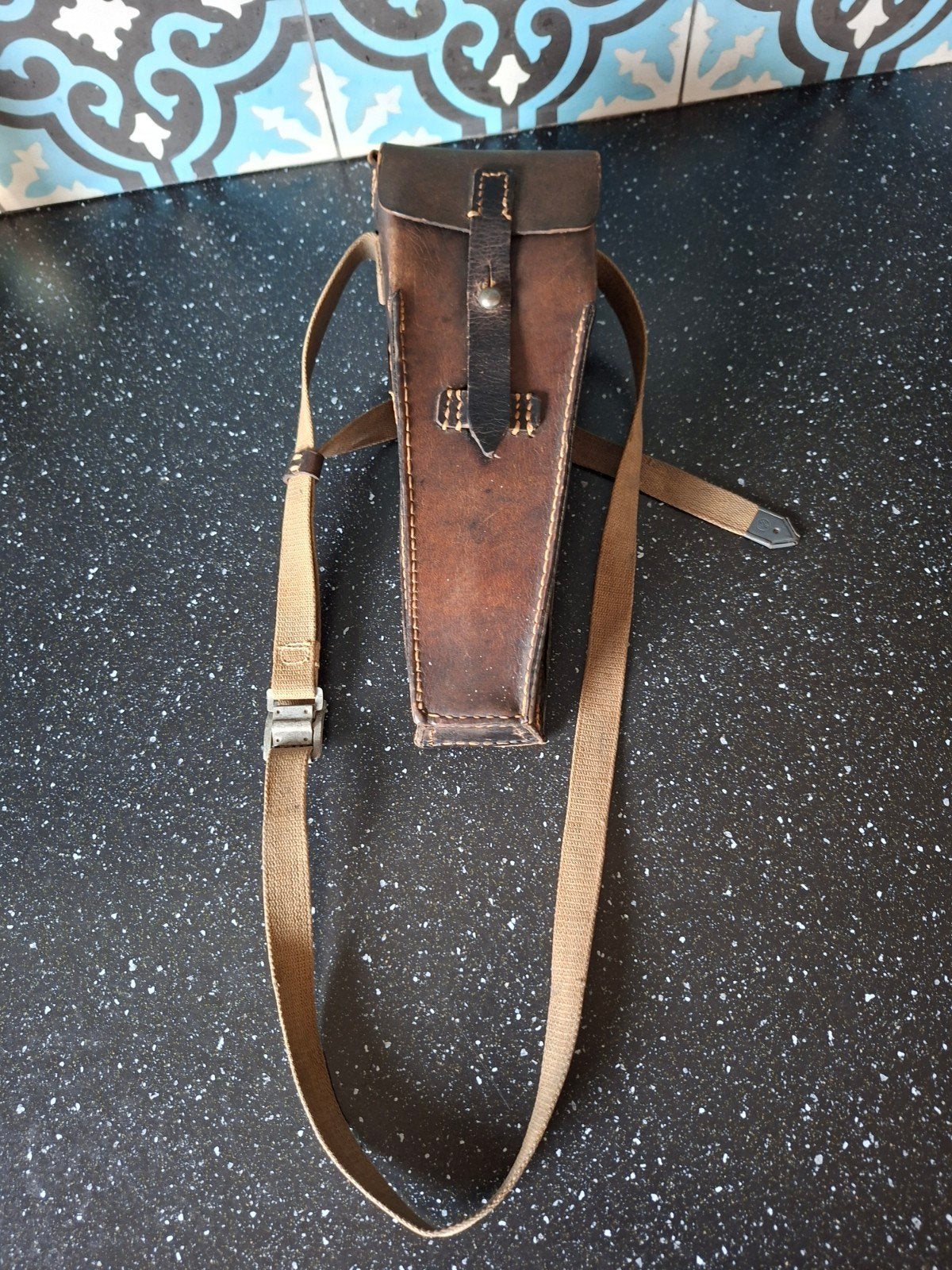 Ww2 wo2 Duitse mauser k98 tas beker, Verzamelen, Militaria | Tweede Wereldoorlog, Ophalen of Verzenden, Duitsland, Overige typen