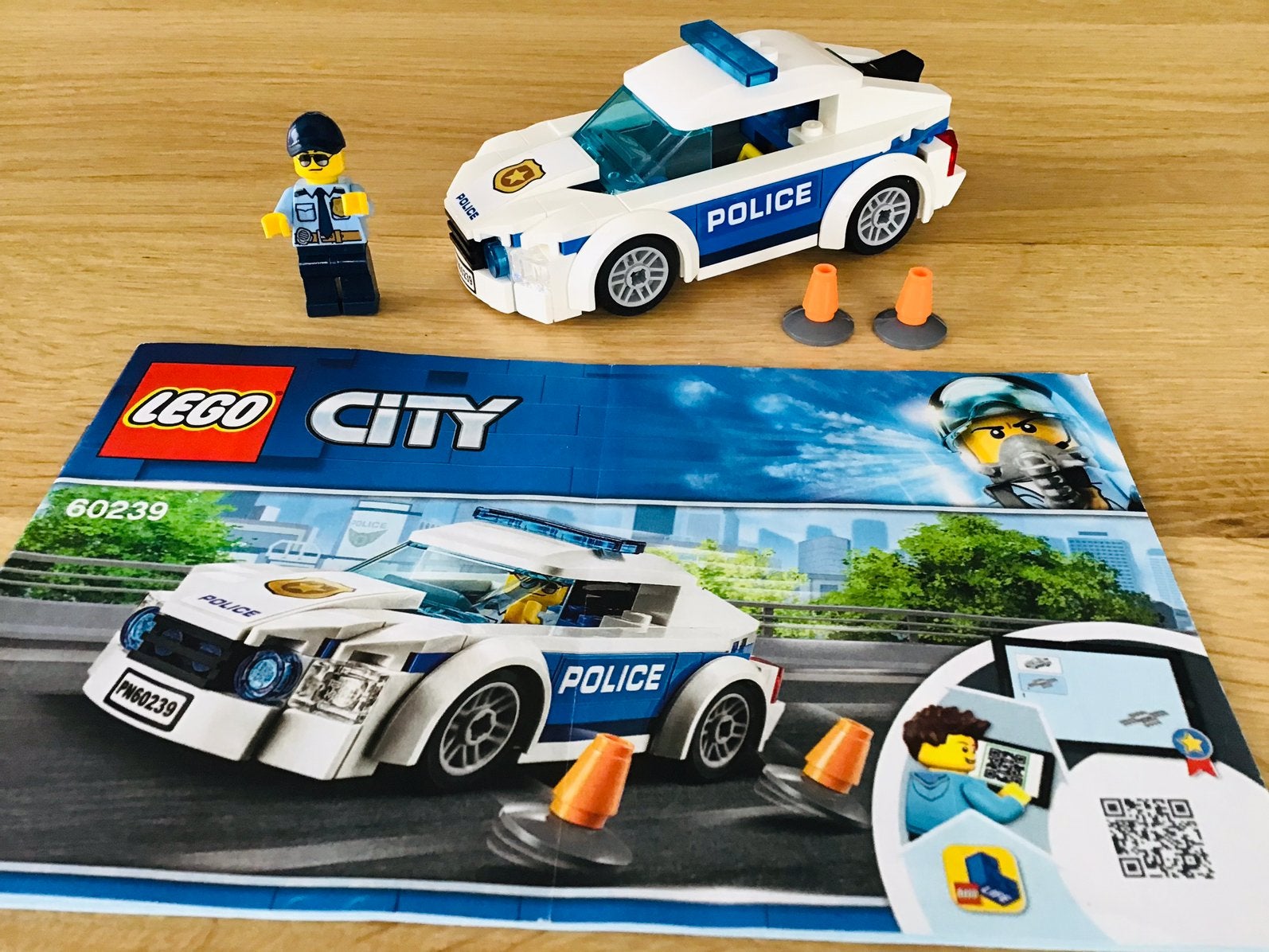LEGO 60239 City politie patrouille, compleet met boekje ZGAN, City, Lego, Ophalen of Verzenden, Complete set