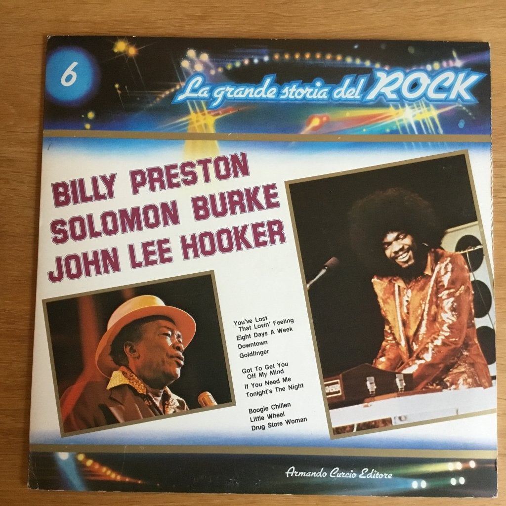 Storia del Rock - Billy Preston Soloman Burke John Lee Hooke, Ophalen, Gebruikt, 12 inch, Jazz