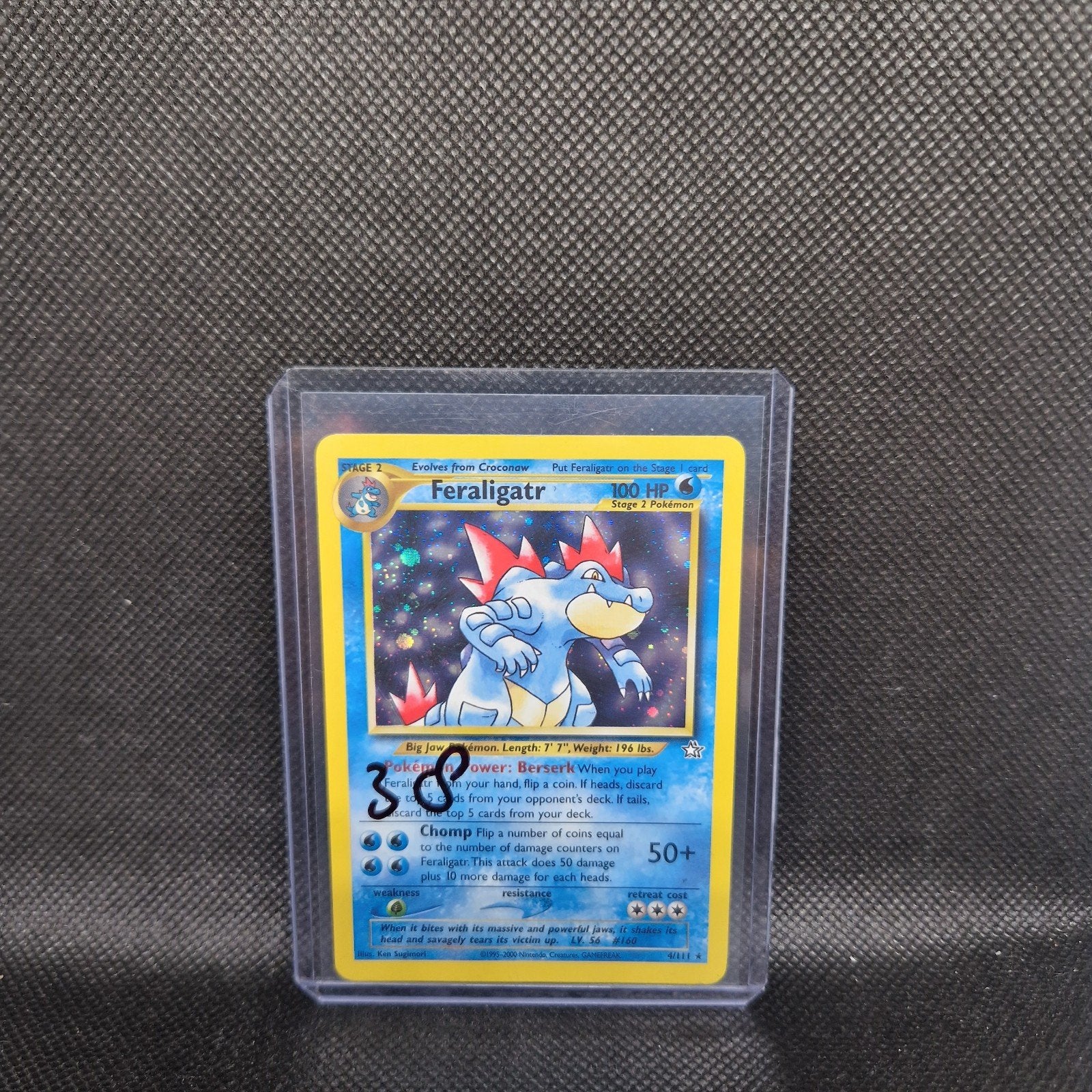 Feraligatr Neo Genesis, Ophalen of Verzenden, Zo goed als nieuw