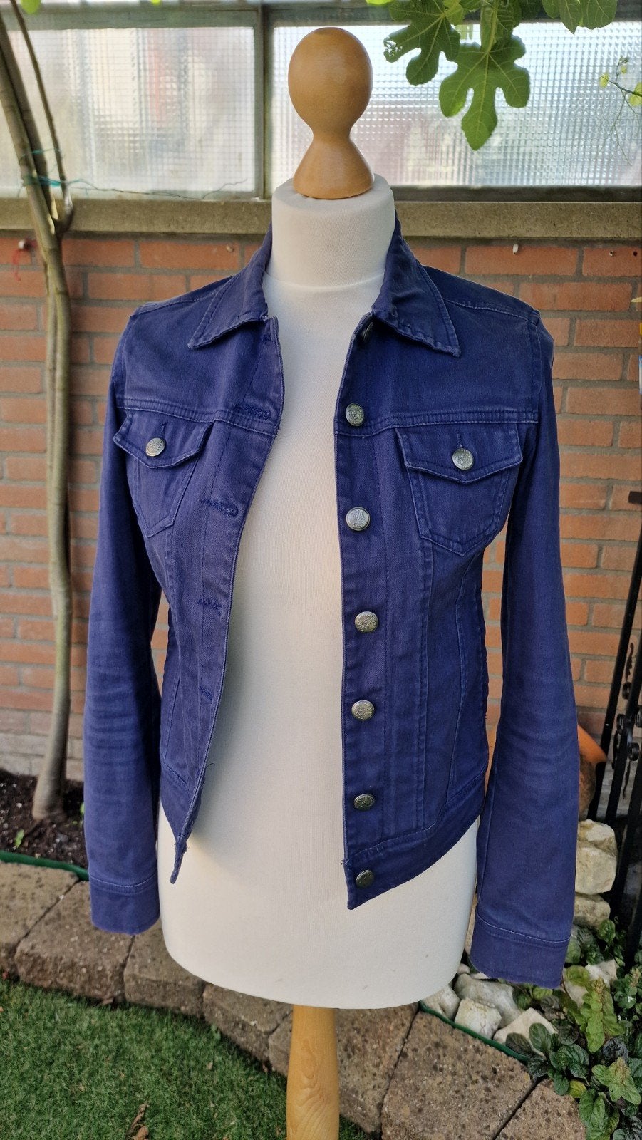 DeFacto spijkerjas in maat xs, Kleding | Dames, Blauw, Ophalen of Verzenden, Zo goed als nieuw, Jasje