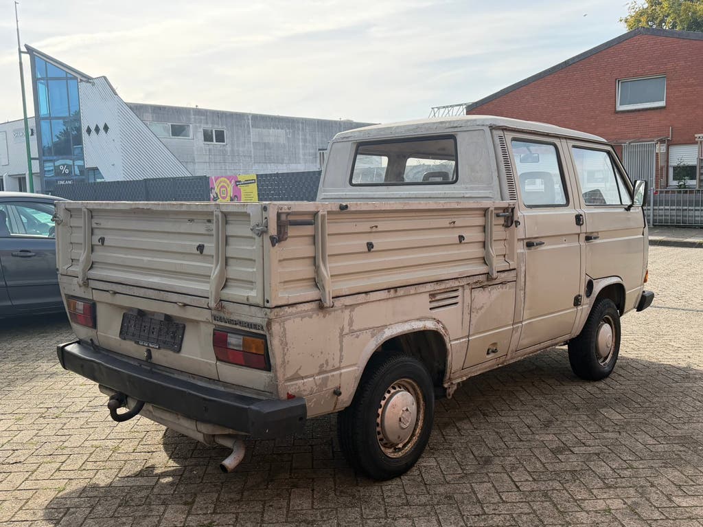 Volkswagen VW T3 Doka 1987 1.6 Diesel belastingvrij, foto 5
