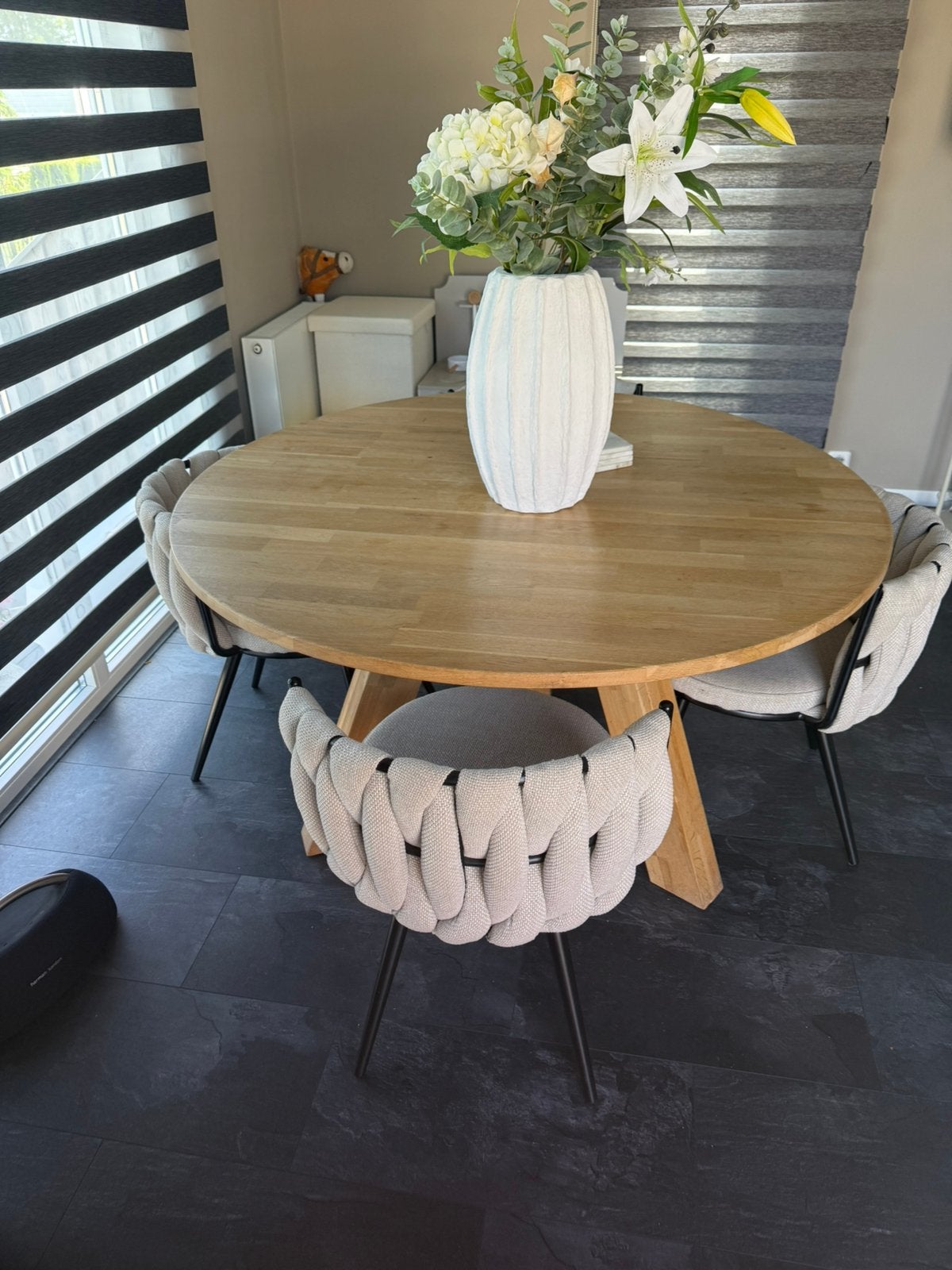 Wave eetkamerstoelen, Ophalen, Gebruikt, Rechthoekig, 50 tot 100 cm