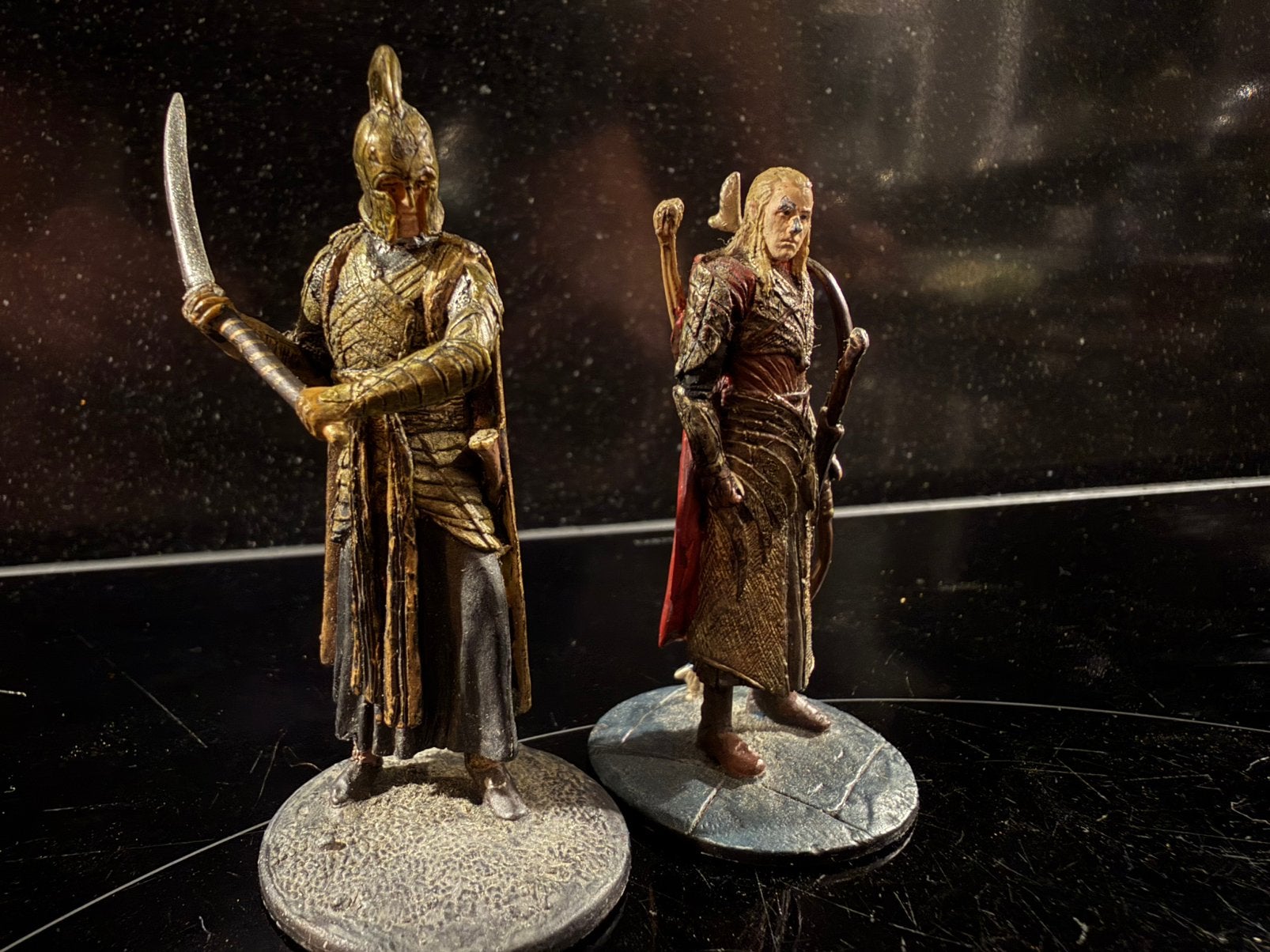 NLP Lord of rings: Haldir met Elvenstrijder, Verzamelen, Ophalen of Verzenden, Beeldje of Buste