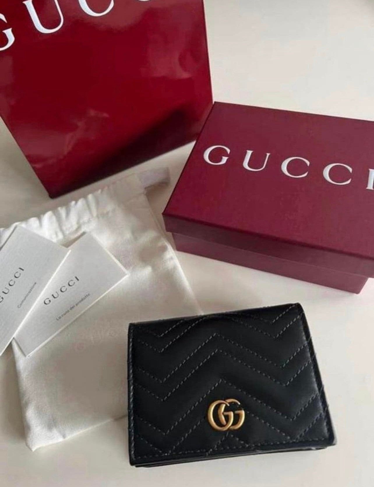 Gucci portemonnee marmont origineel! Nieuw, Ophalen, Nieuw, Zwart