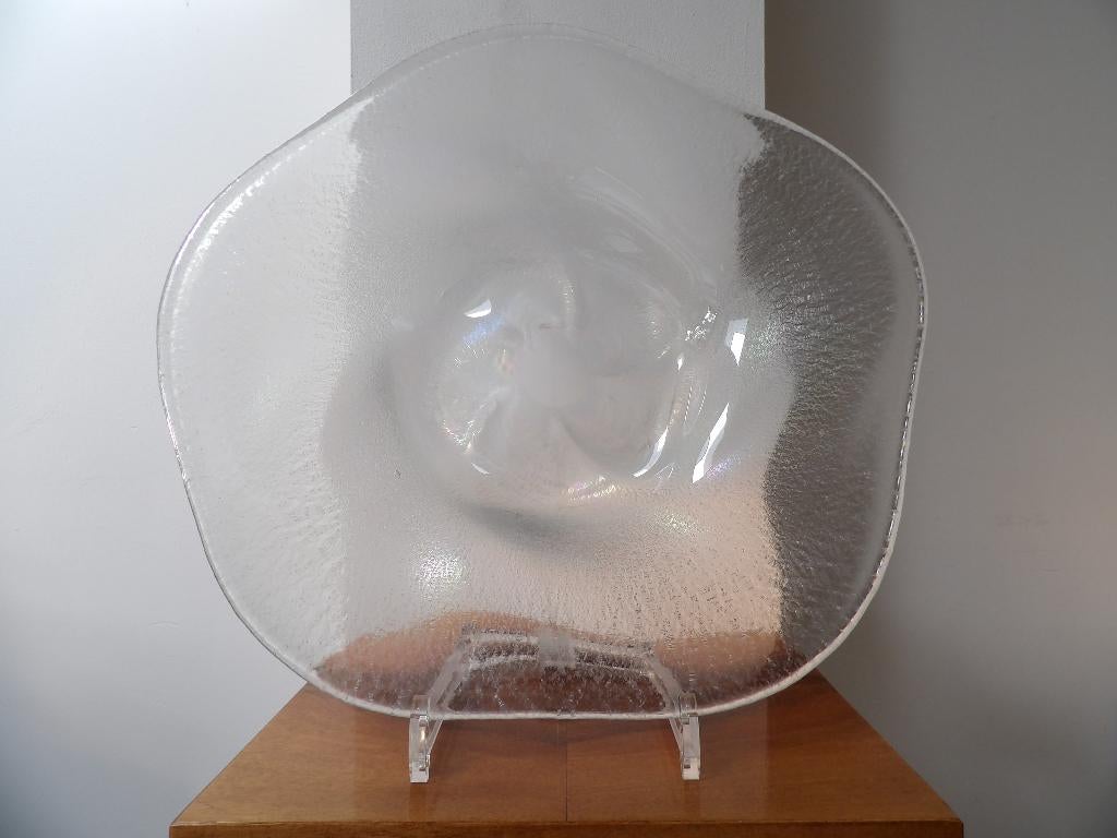 Art Deco Schaal Coquille Kristalunie, W. Rozendaal, Antiek en Kunst, Ophalen of Verzenden