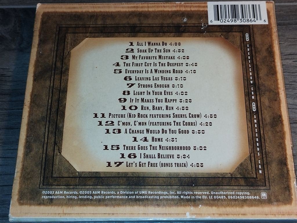 Sheryl Crow - The Very Best Of [Digisleeve], Ophalen of Verzenden, Zo goed als nieuw