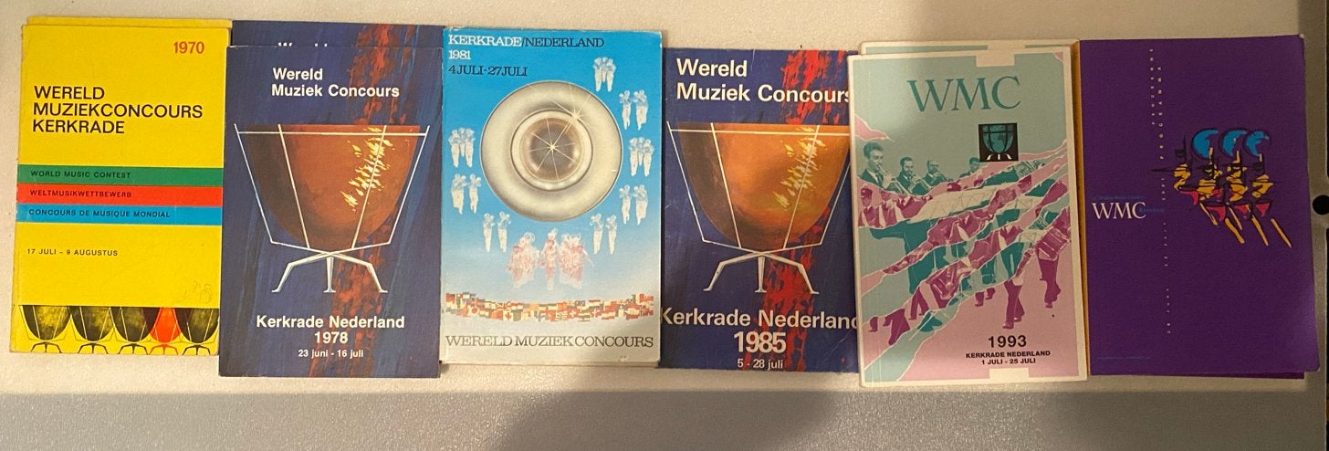 Wereld Muziek Concours Kerkrade verschillende boekjes p stuk, Ophalen of Verzenden, Gelezen, Overige onderwerpen