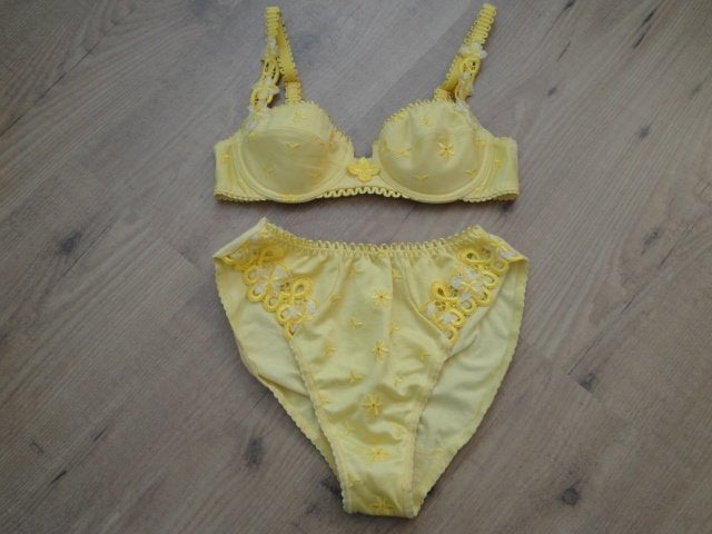 Simone Pérèle bh 70A slip 38, Simone Pérèle, Ophalen of Verzenden, Geel, BH