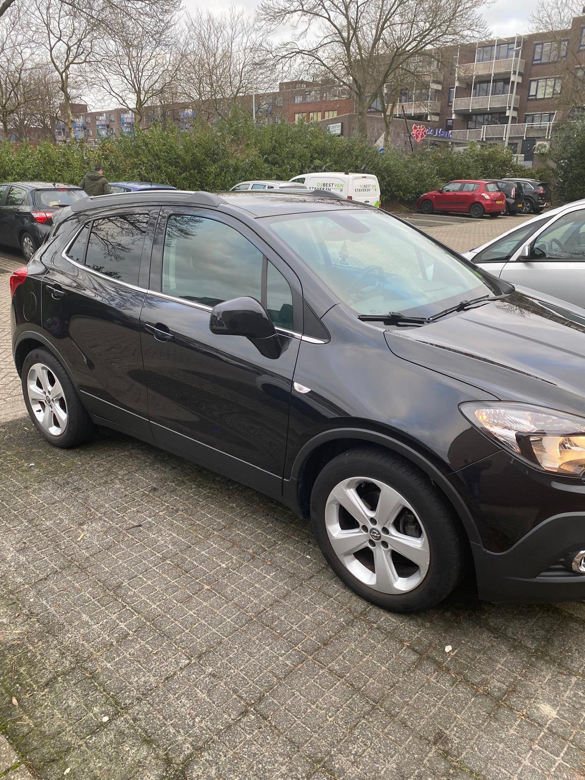 Opel Mokka 1.4 Turbo 140PK Start/stop 2016 Zwart, Voorwielaandrijving, Euro 6, 4 cilinders, Leder en Stof
