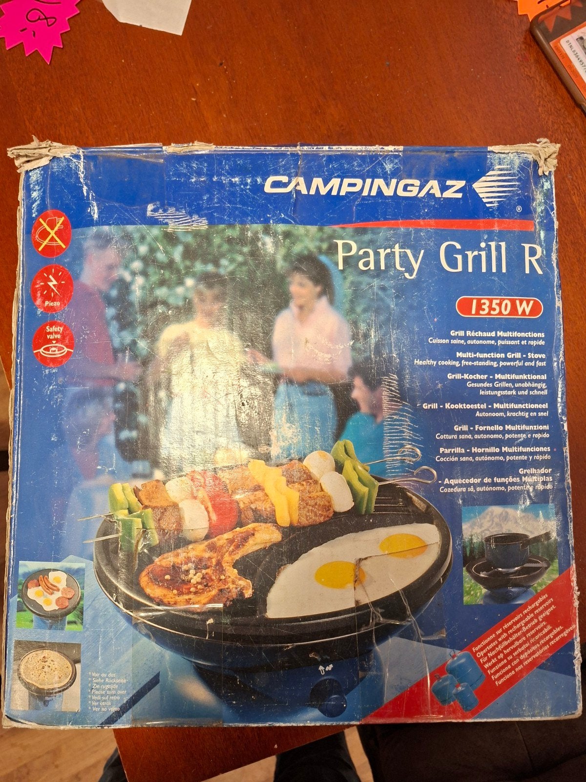 Campingaz Party Grill R 1350W - Multifunctionele Grill, Ophalen of Verzenden, Gebruikt, Campingaz