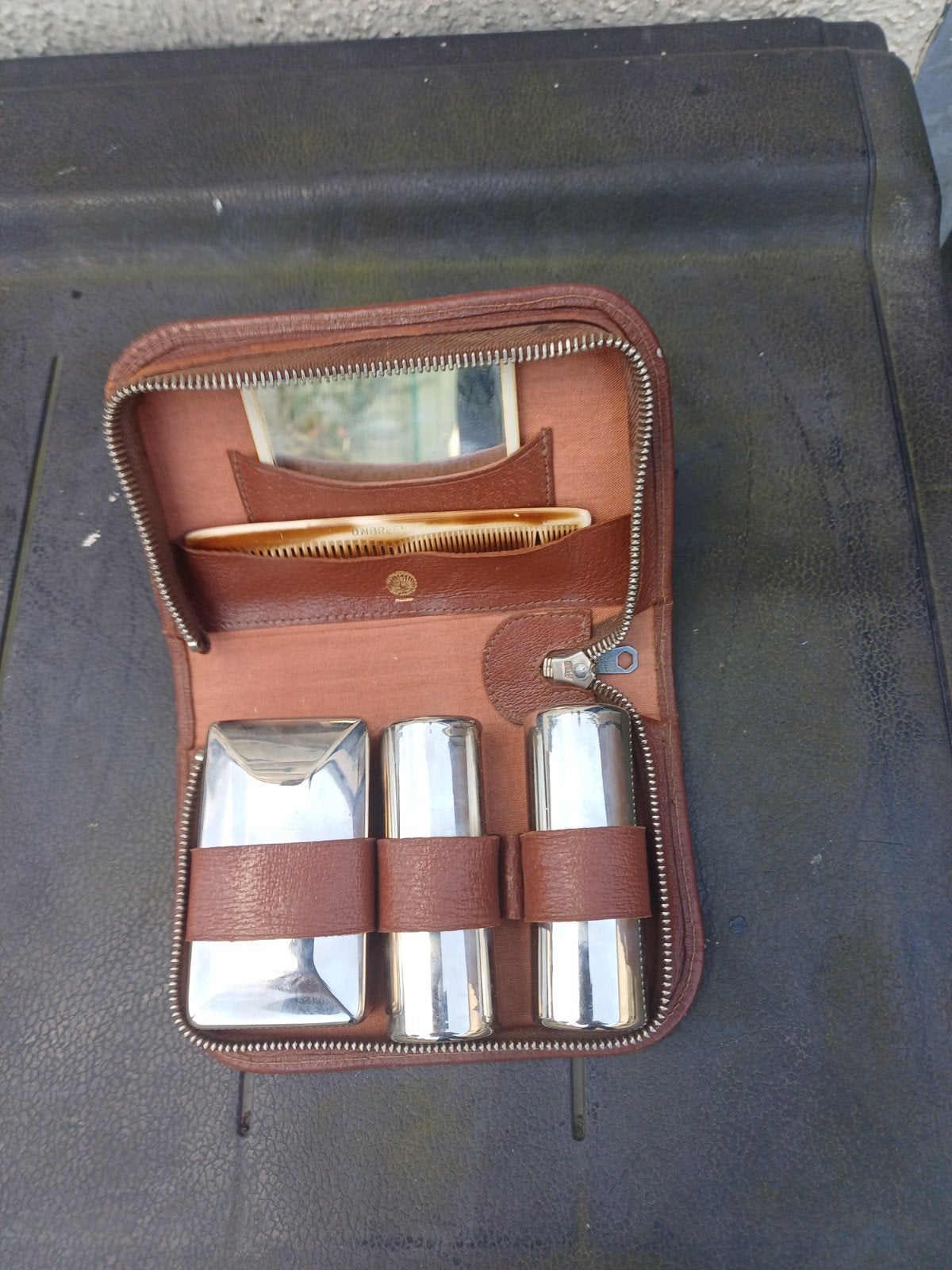 orgineel vintage verzorgingtoilet zet heren, Ophalen of Verzenden