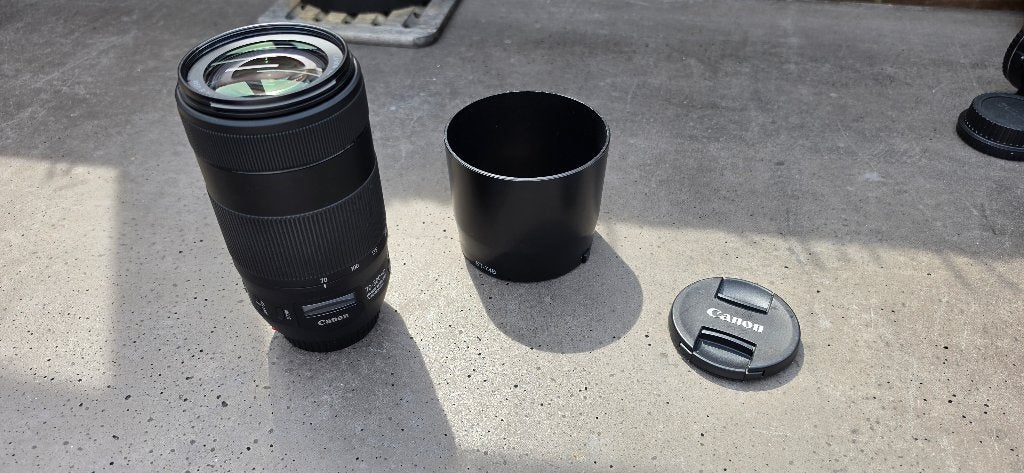 Canon EF 70-300mm f4-5.6 IS II USM, Audio, Tv en Foto, Fotografie | Lenzen en Objectieven, Canon, Zo goed als nieuw, 300 mm, Handmatige focus