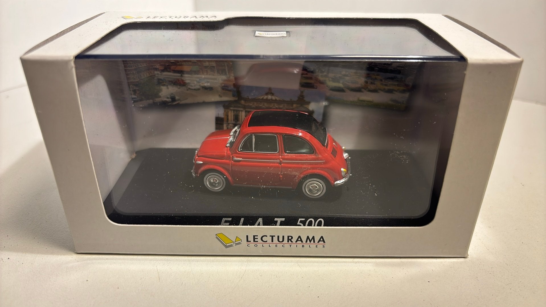 Fiat 500 red norev 1.43, Auto, Norev, Ophalen of Verzenden, A