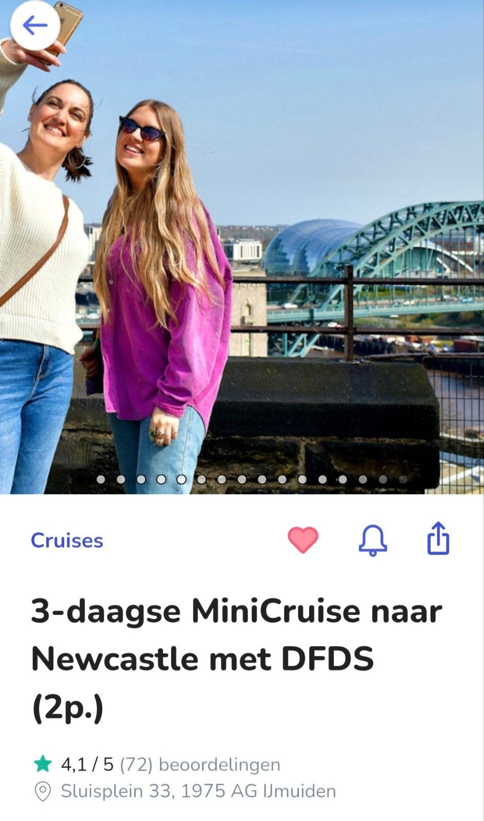 Vakantieveiligen 3 daagse mini cruise naar newcastle tvw 200, Twee personen, 2 overnachtingen