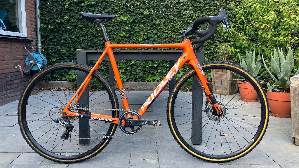 Ridley Cyclo Cross fiets 54", 28 inch, Gebruikt, Carbon, 10 tot 15 versnellingen