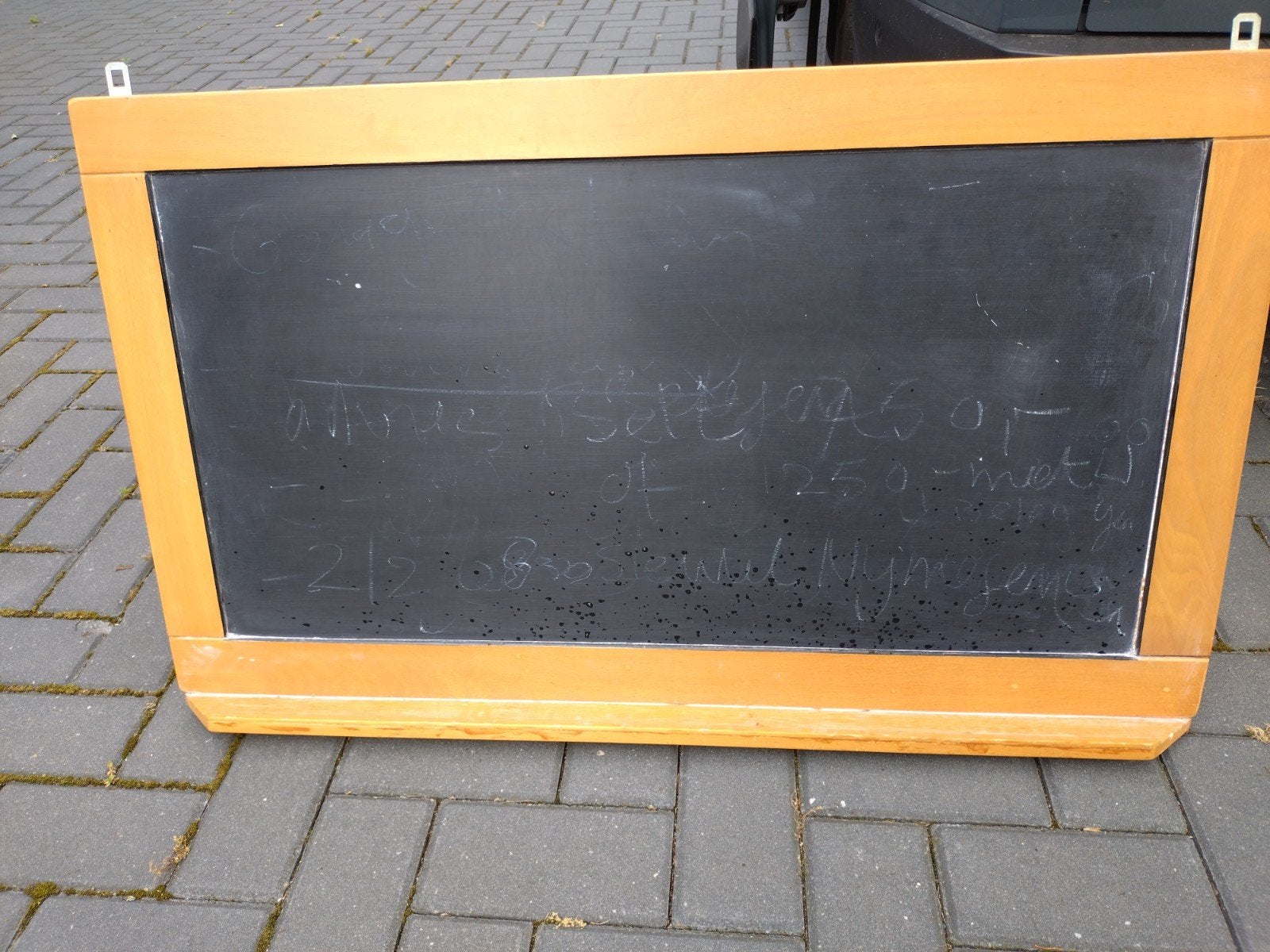 Klein handgemaakt achoolbord, Diversen, Schoolborden, Ophalen, Krijtbord