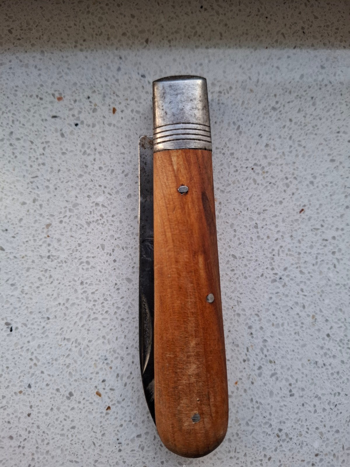Houten kabel mes zakmes, Ophalen of Verzenden, Gebruikt