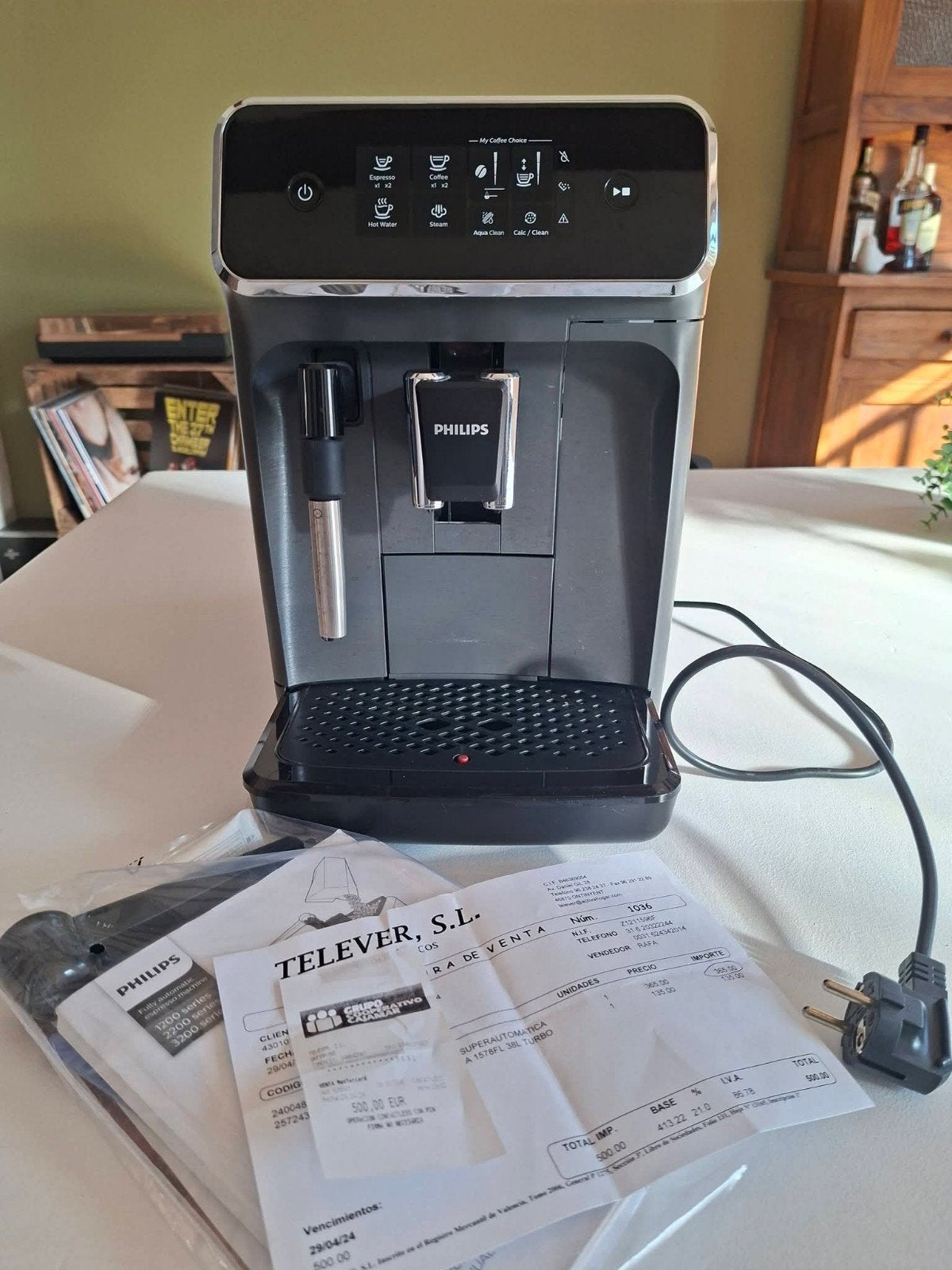 Philips 2200 Serie Volautomatische Espressomachine, Witgoed en Apparatuur, Koffiezetapparaten, Ophalen, Zo goed als nieuw, Espresso apparaat