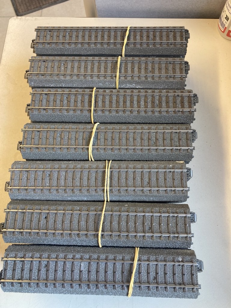 Te Koop 70 stuks C Rails 24172 met enkel boorgaatje, Gebruikt, Gelijkstroom, Rails, Ophalen of Verzenden