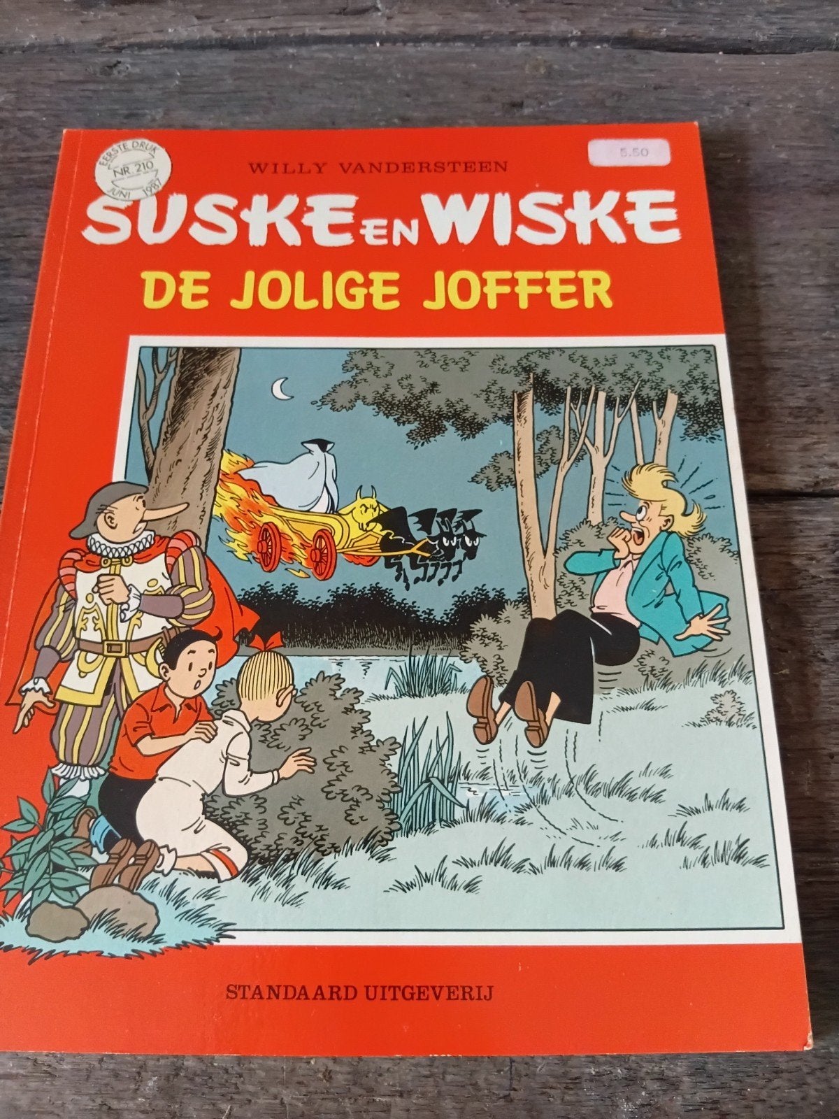 Suske en Wiske: De Jolige Joffer - Eerste Druk (Nr. 210), Eén stripboek, Ophalen of Verzenden, Gelezen, Willy Vandersteen