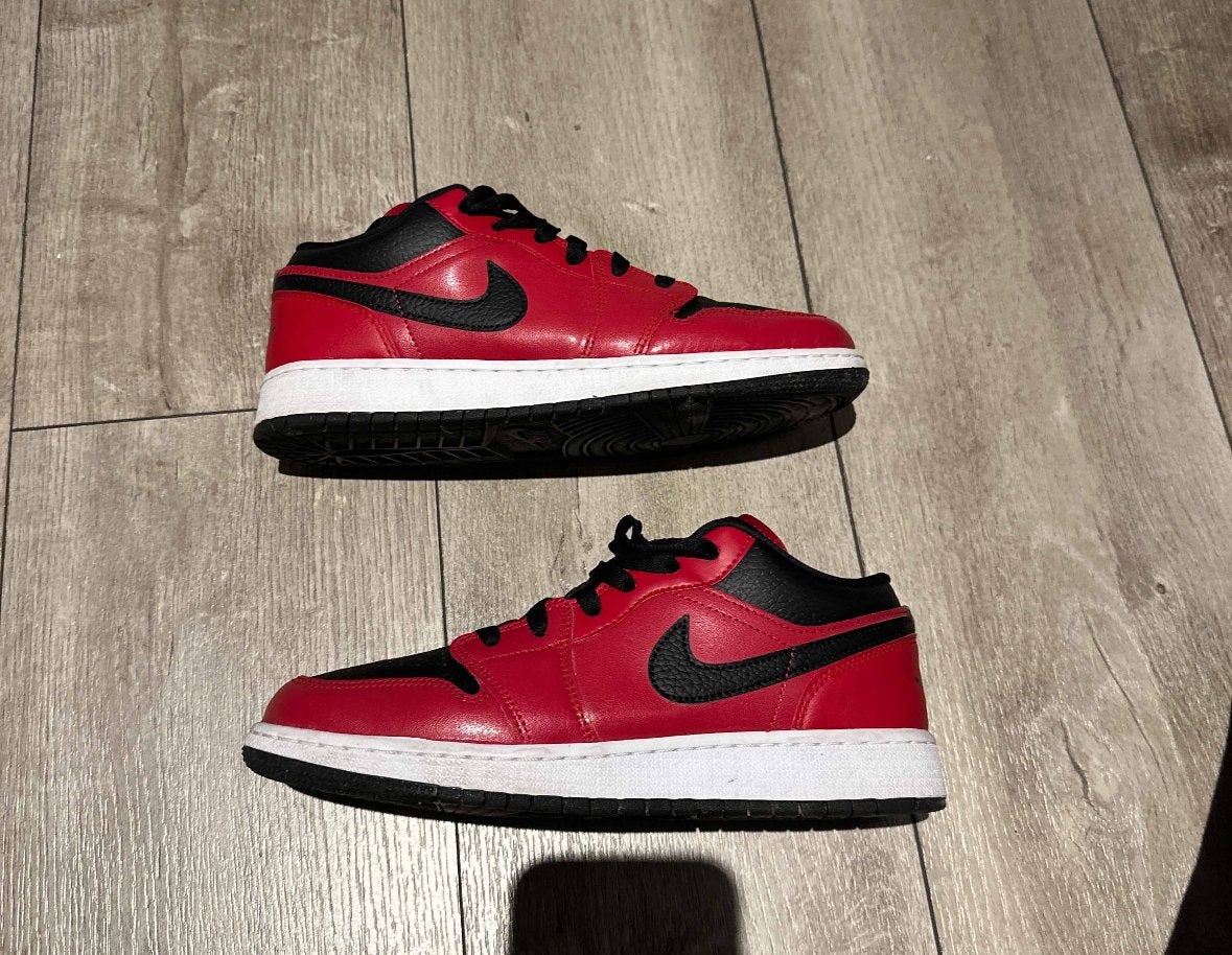 Air Jordan 1 Low GS Gym Red sneakers, Kleding | Dames, Schoenen, Ophalen of Verzenden, Rood, Sneakers of Gympen, Zo goed als nieuw