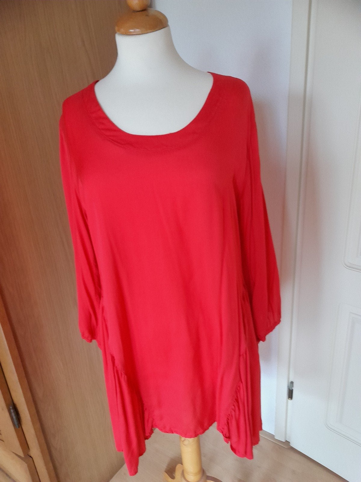 Roze rode tuniek jurk van Masai maat M., Kleding | Dames, Maat 38/40 (M), Verzenden, Zo goed als nieuw, Masai