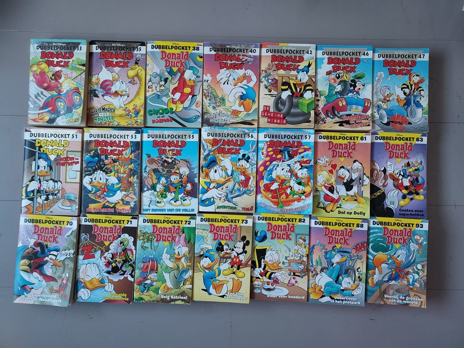 Donald Duck Dubbel pockets, Meerdere comics, Ophalen of Verzenden, Gelezen, Europa