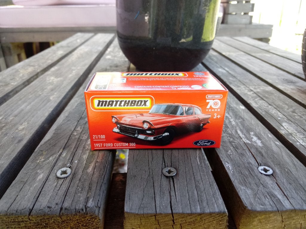 Ford Custom 300 '57 Matchbox, Hobby en Vrije tijd, Ophalen, Nieuw, Auto