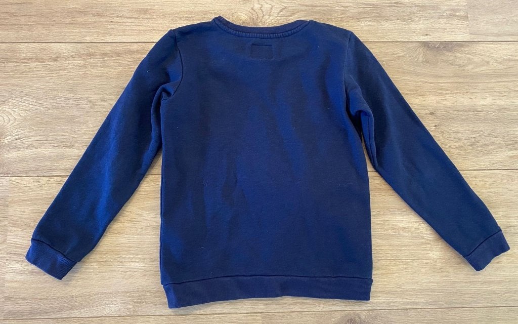 Kinder kersttrui Kids blauw met rendier maat 134, Gebruikt, Trui of Vest, Jongen, Diverse merken