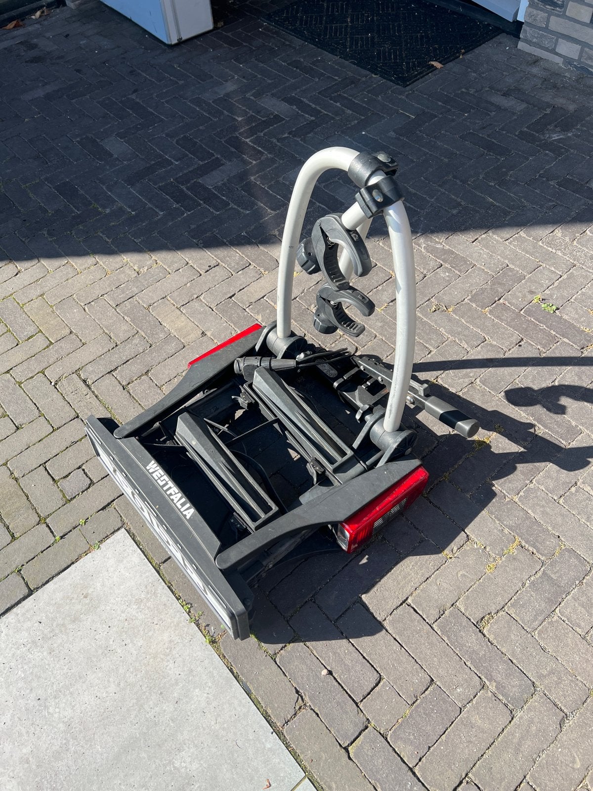 Westfalia BC60 fietsendrager voor 2 e-bikes, z.g.a.n., Ophalen, Zo goed als nieuw, 2 fietsen, Trekhaakdrager