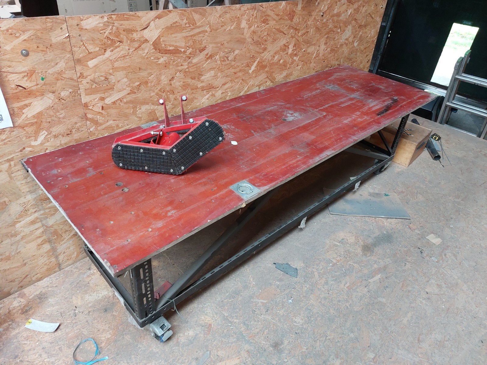 Werktafel/heftafel motor, Motoren, Accessoires | Overige, Gebruikt, Ophalen