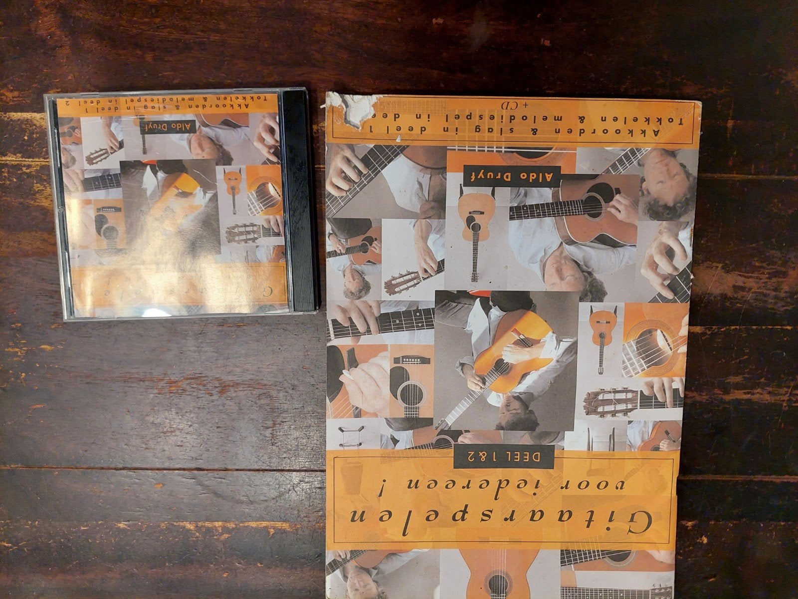 Gitaarspelen voor iedereen! Deel 1 & 2 met CD, Ophalen of Verzenden, Gebruikt