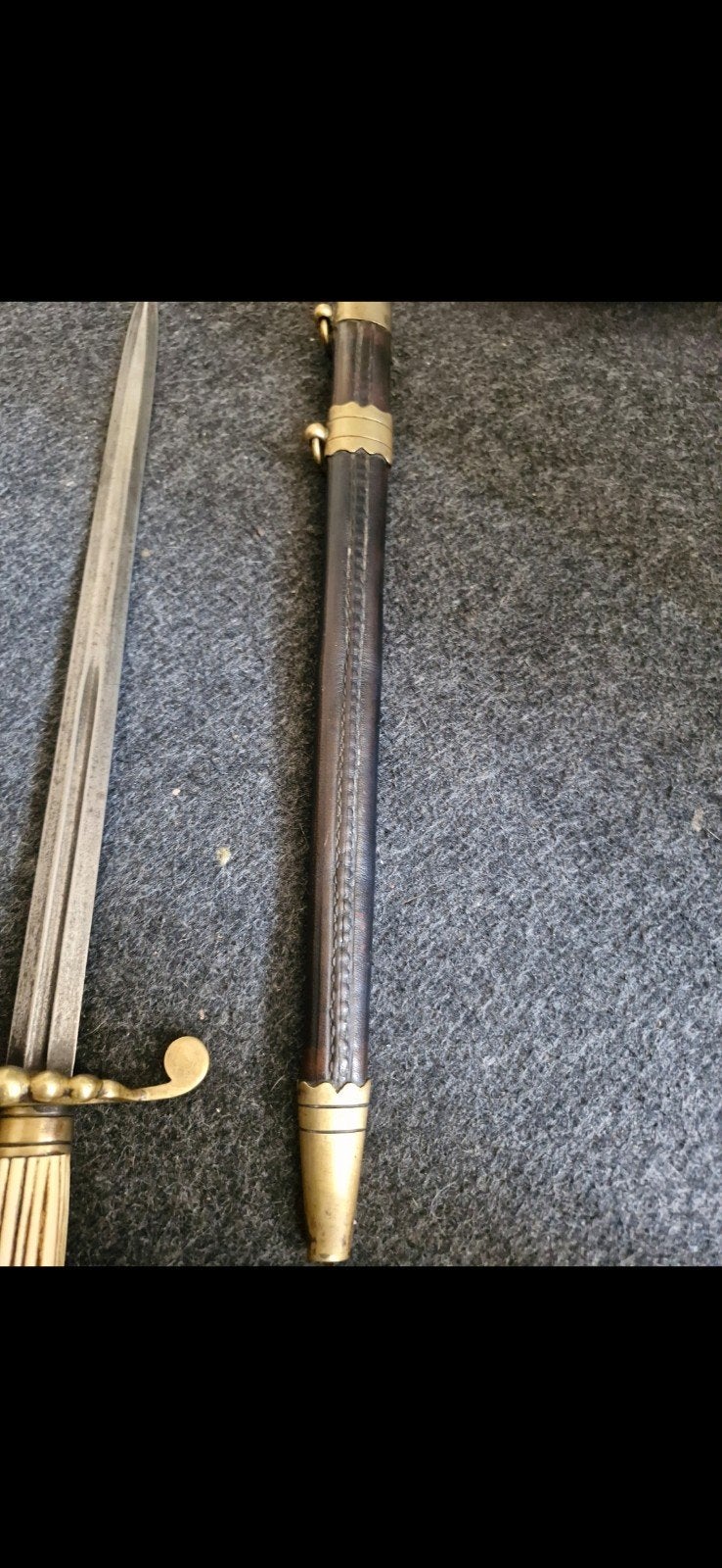 Zeldzame Britse Royal Navy 5-Ball Dirk, Ophalen of Verzenden, Marine, Engeland
