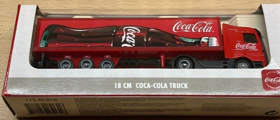 Mercedes-Benz Actros Coca-Cola truck met oplegger (H0), Ophalen of Verzenden, Nieuw, Bus of Vrachtwagen, Overige merken