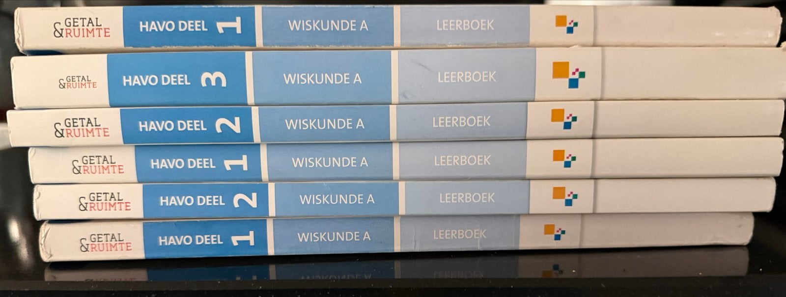 Getal & Ruimte Wiskunde A HAVO deel 1, 2, 3 Leerboeken, Ophalen of Verzenden, Beta, Zo goed als nieuw, HBO