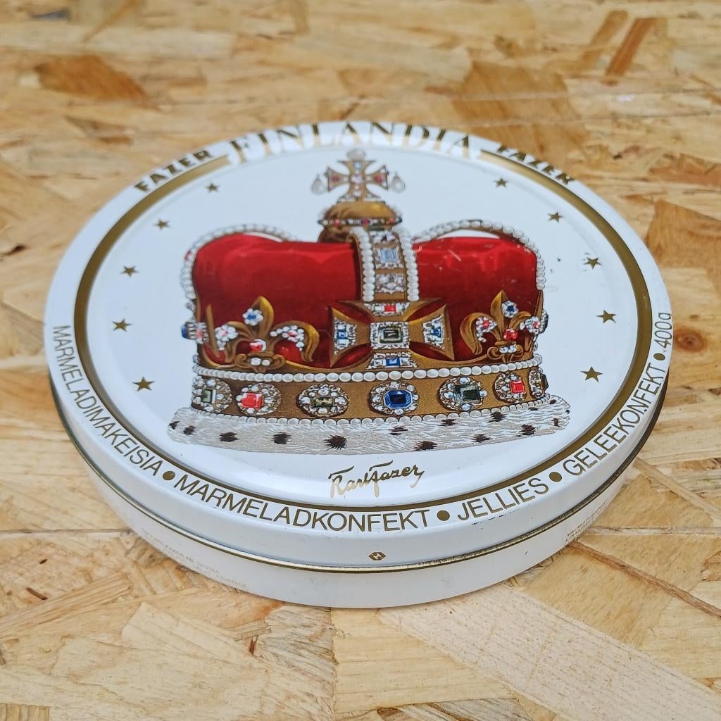 Vintage blik Fazer Finlandia, Verzamelen, Blikken, Ophalen of Verzenden, Gebruikt, Overige, Overige merken