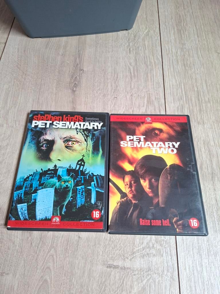 Stephen King's Pet Sematary 1 & 2 DVD, Gebruikt, Vanaf 16 jaar, Ophalen of Verzenden, Boxset