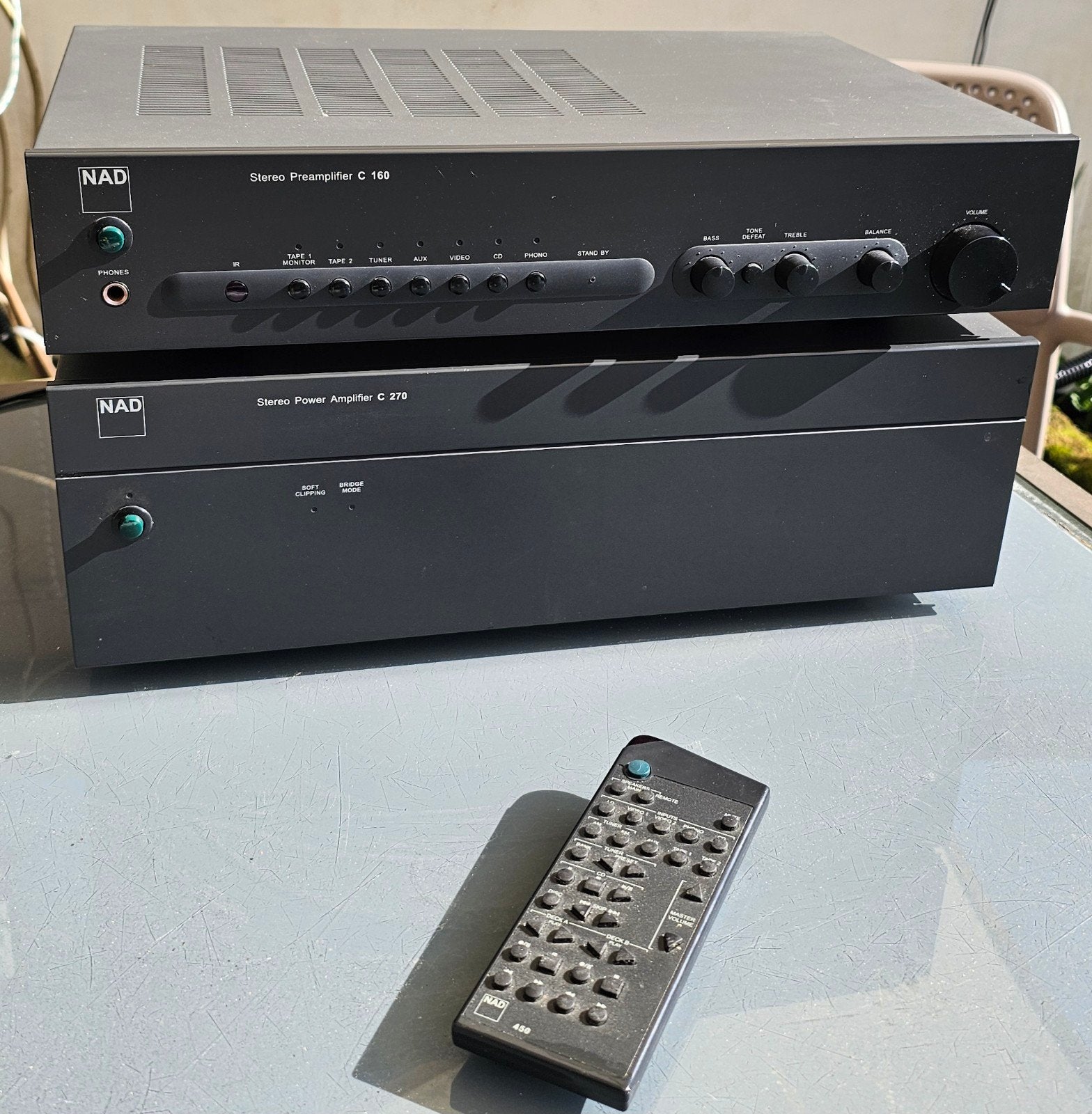 NAD C160 MM/MC remote C270 + NAD CD speler set. Garantie, Overige merken, NAD, Refurbished, Tuner of Radio