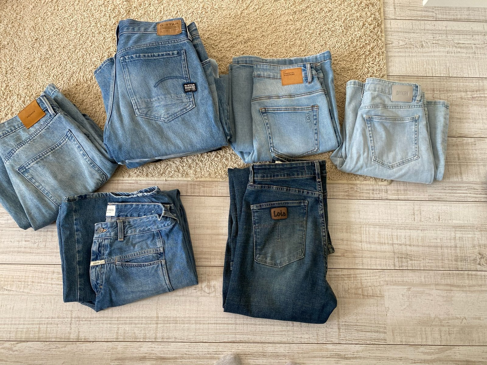 Closed, G-Star, Denham, Lois, Drykorn, My Essential Wardrob, Ophalen of Verzenden, Zo goed als nieuw, Blauw, W28 - W29 (confectie 36)