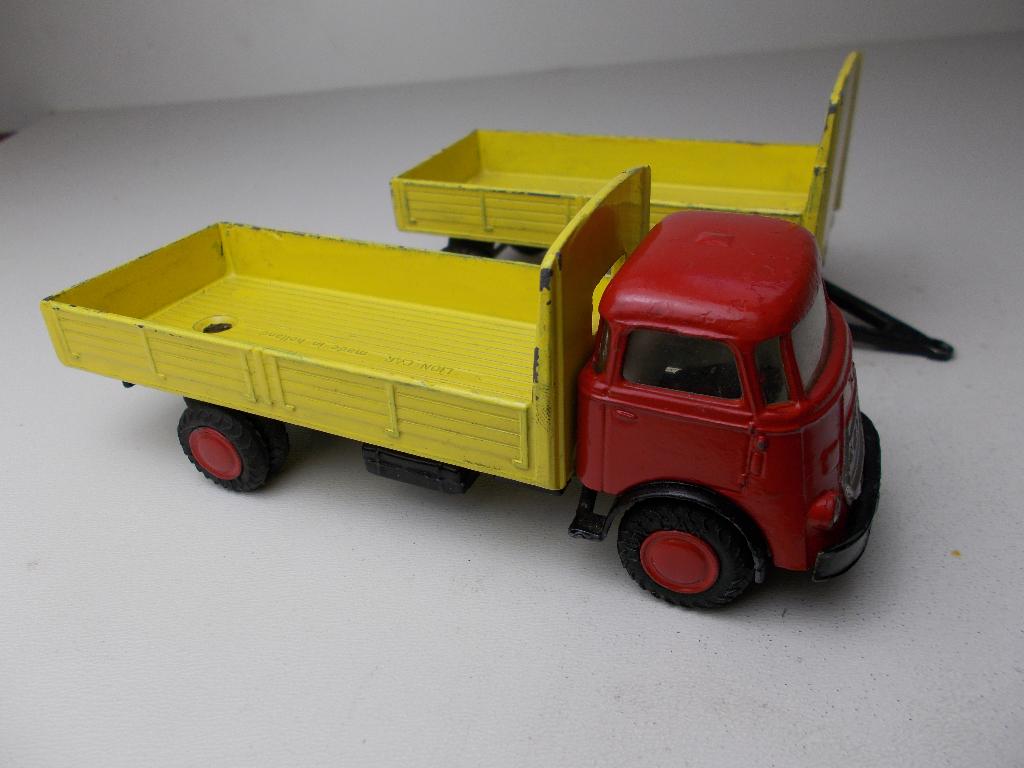 Jr. 50/60 Lion Car Holland DAF A50 "KIKKER" + AANHANGWAGEN!, Ophalen of Verzenden, Gebruikt, Bus of Vrachtwagen, Lion Toys